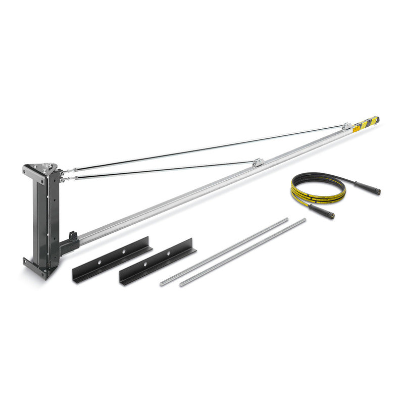 Swinging boom 180°, wall-mounted