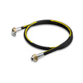High-pressure hose curved, 1.5 Metre, DN 8, 400 Bar, 2 x M22 x 1.5