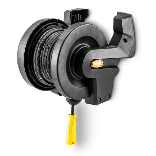 Automatic plastic hose reel incl. high-pressure hose, 15 Metre