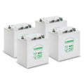 Battery kit AGM 4x 6V/170Ah, 24 Volt, 170 Ampere-hour, Maintenance-free