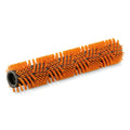 Roller brush, high / low, orange, 532 Millimetre