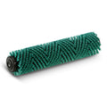Roller brush, hard, green, 550 Millimetre