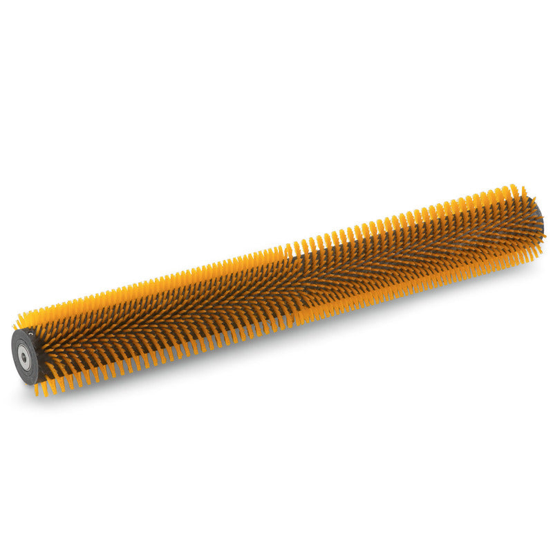 Roller brush, high / low, orange, 914 Millimetre