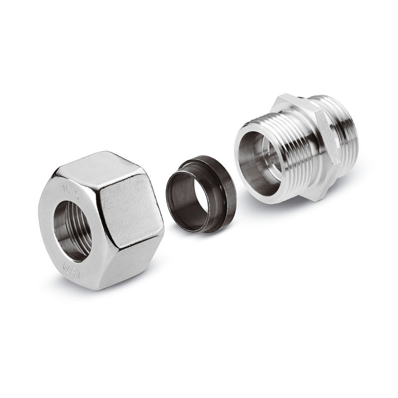 Adapter piece, galvanised steel