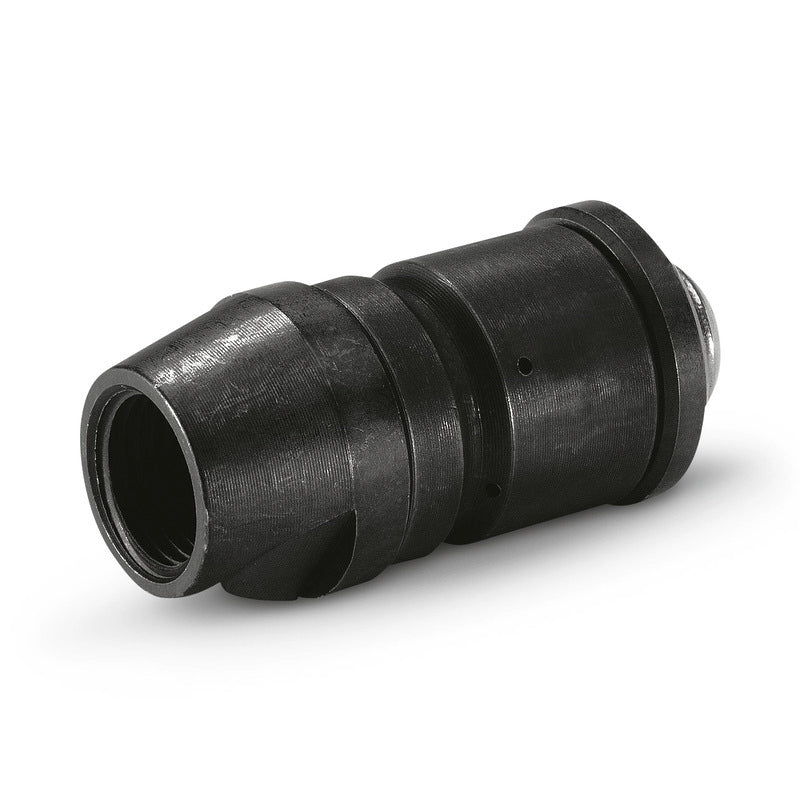 Rotating pipe cleaning nozzle