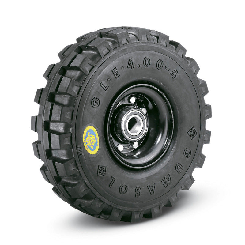 Tyres set solid rubber - ex works