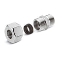 Connector pipe/high-pressure hose, stainless steel