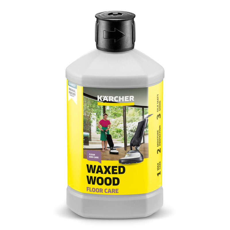 Floor care waxed parquet/parquet with oil-wax finish