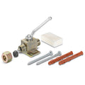 Shut-off valve, galvanised steel