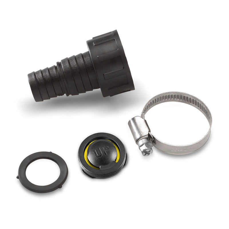 Pump adapter including check valve, small