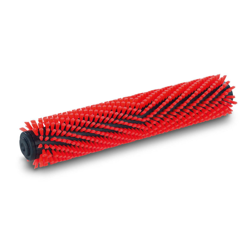 Roller brush, medium, red, 300 Millimetre