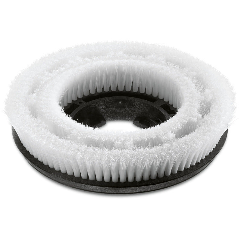 Brush side scrubbing deck right + left S, medium, white, 300 Millimetre