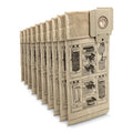 Paper filter bags, 10 Unit, CV 30/1, CV 38/1, CV 38/2, CV 48/2