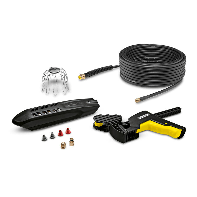 Gutter and pipe cleaning kit