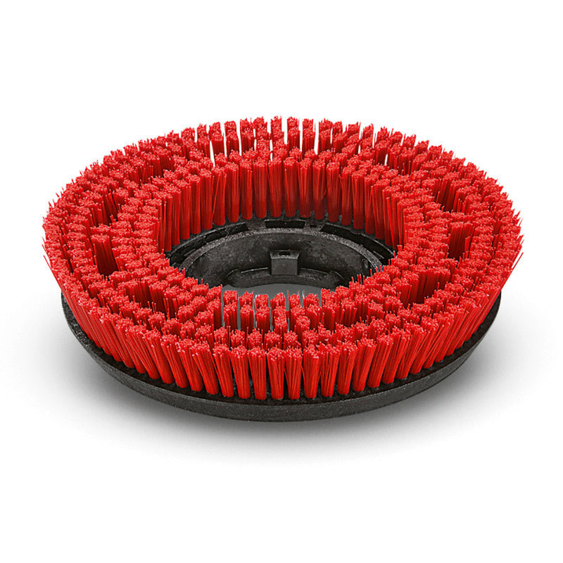 Disc brush, medium, red, 385 Millimetre