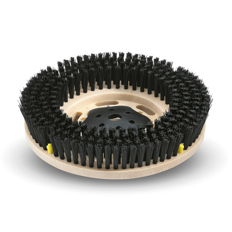 Disc brush, hard, black, 508 Millimetre