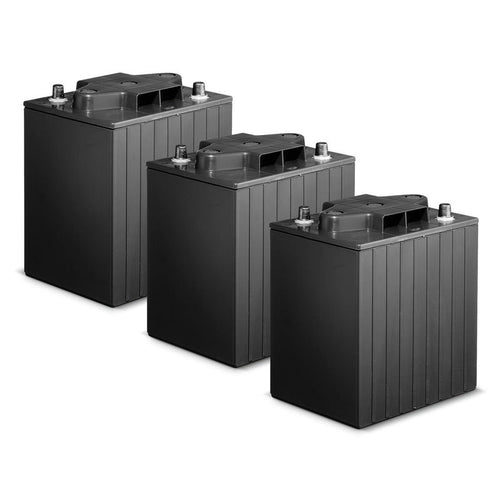 Battery kit Gel 3x 12V/76Ah, 36 Volt, 76 Ampere-hour, maintenance-free