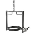 Crane- & forklift-emptying device