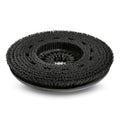 Disc brush, hard, black, 385 Millimetre