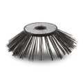 Side brush, steel bristles