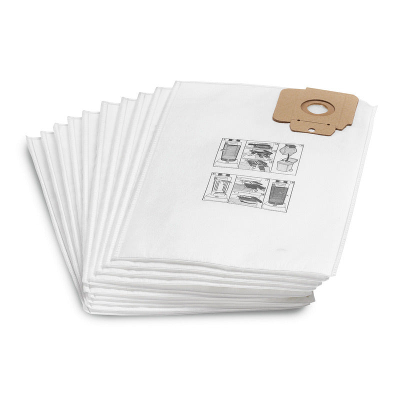 Fleece filter bags, 10 Unit, CV 30/1, CV 38/1, CV 38/2, CV 48/2