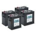 Battery kit Gel 4x 6V/240Ah, 24 Volt, 240 Ampere-hour, maintenance-free