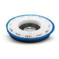 Shampooing brush, medium-soft, blue / white, 430 Millimetre