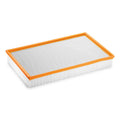 Flat pleated filter