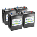 Battery kit AGM 4x 6V/285Ah, 24 Volt, 285 Ampere-hour, Maintenance-free