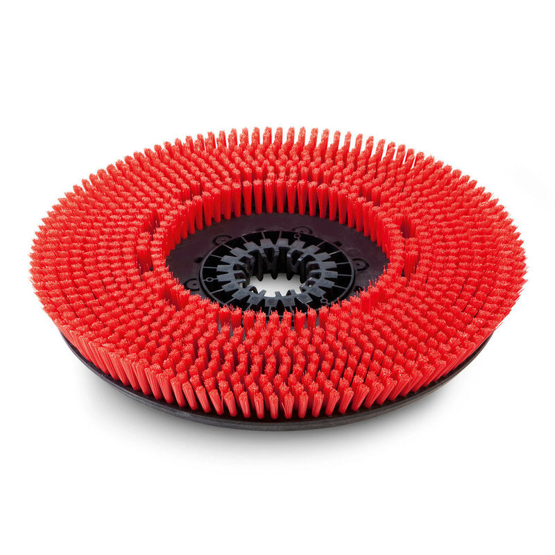 Disc brush, medium, red, 510 Millimetre