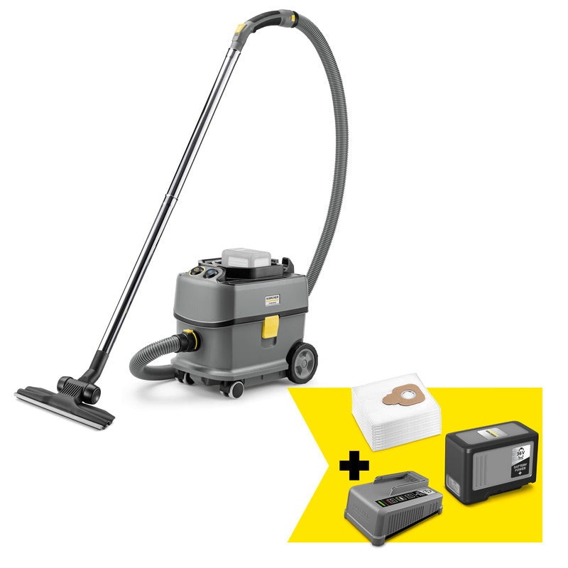 T 10/1 ADV-II HEPA Bp with 7.5Ah & FC with 10 pack bags valued at $575