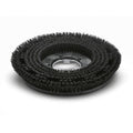 Disc brush, hard, black, 430 Millimetre