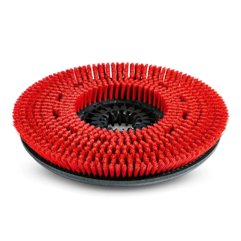 Disc brush, medium, red, 355 Millimetre