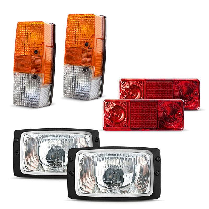 Blinker beacon front and rear - ex works
