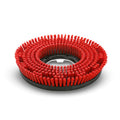 Disc brush red complete D41, medium, red, 406 Millimetre