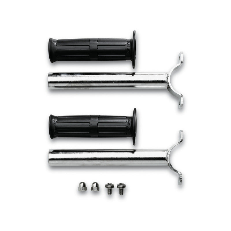 Double handle for exact control of the spray head