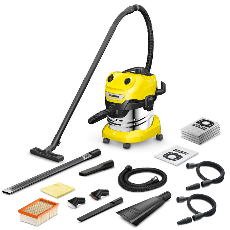 WD 4 S Bundle With Crevice Nozzle & Accessories