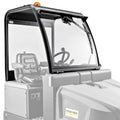 Protective cabin with windscreen and wiper