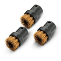Round brush kit with brass bristles