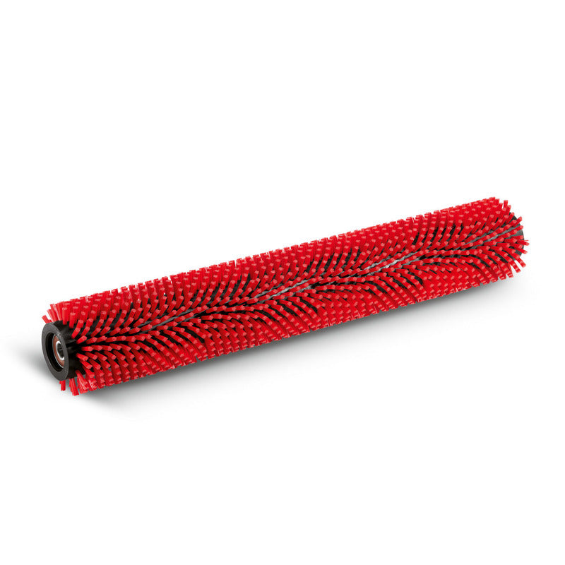Roller brush red for replacement R100, medium, red, 914 Millimetre