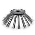 Side brush, steel bristles